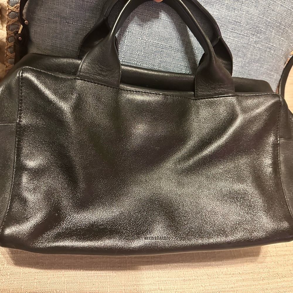 Reed Krakoff large black leather duffle/crossbody bag